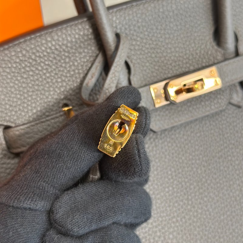 HERMES Birkin 25 - 錫器灰玫瑰金 Z-7
