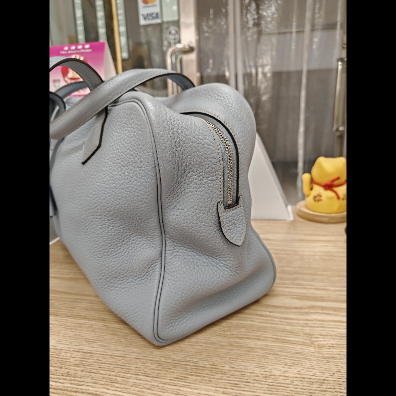 Hermes Victoria 35 亞麻藍-1