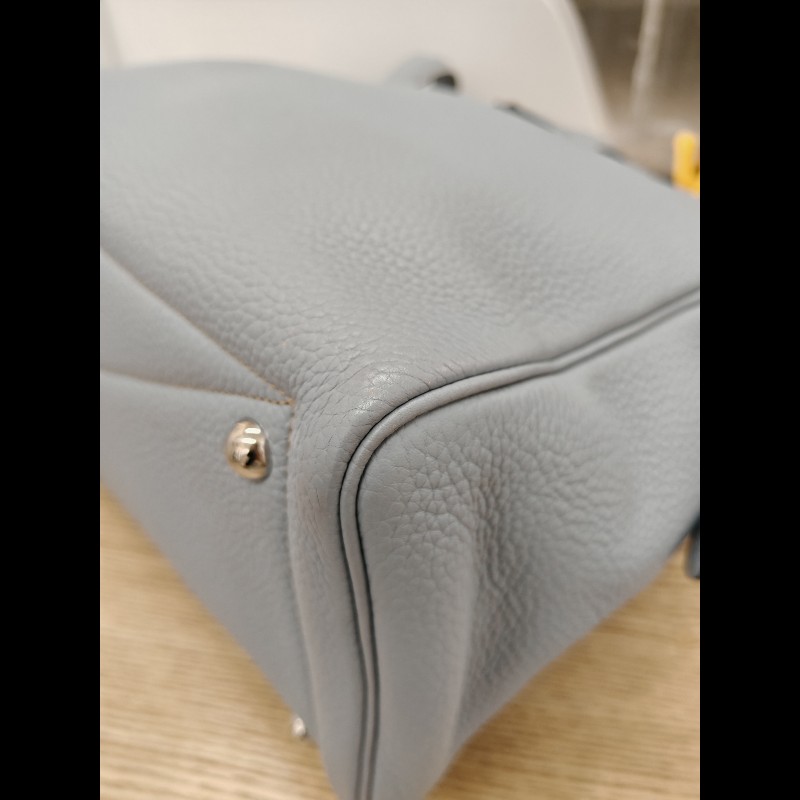 Hermes Victoria 35 亞麻藍-8