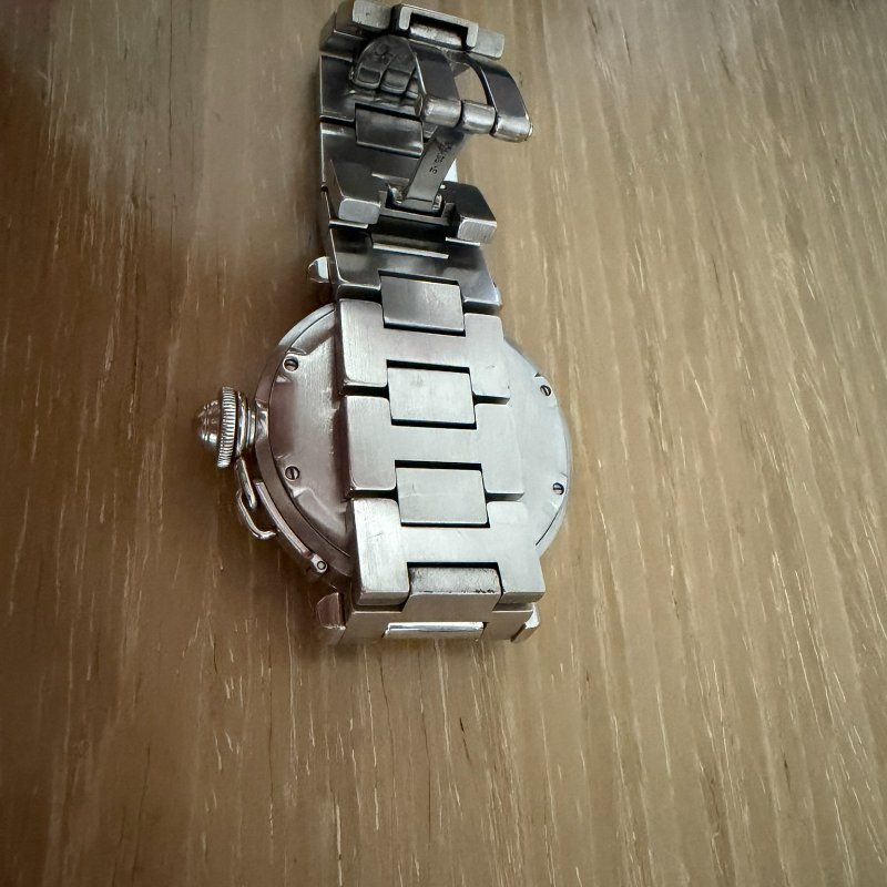 Cartier Pasha 2324 Stainless steel White watch 腕錶-4