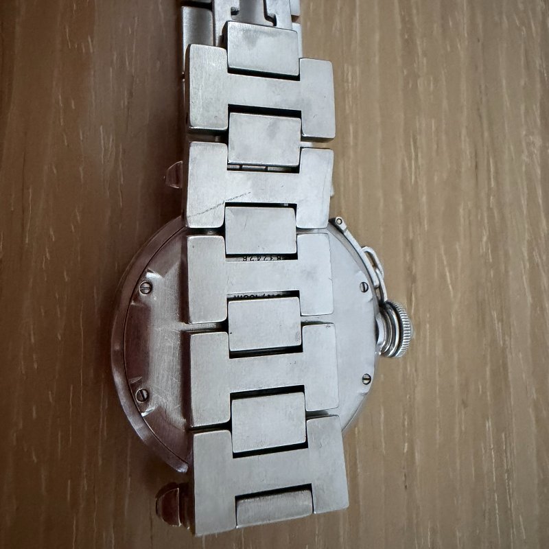 Cartier Pasha 2324 Stainless steel White watch 腕錶-5