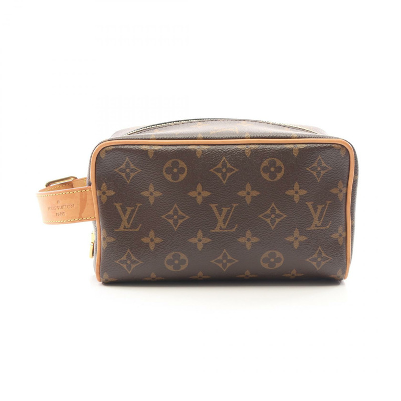 路易威登 Locker Dopp Kit 商務手拿包 M83112 Monogram 帆布 二手 LV-0