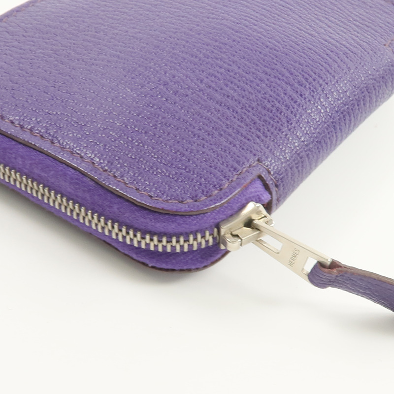 HERMES Chevre皮革Agenda Cover零錢包Iris-10