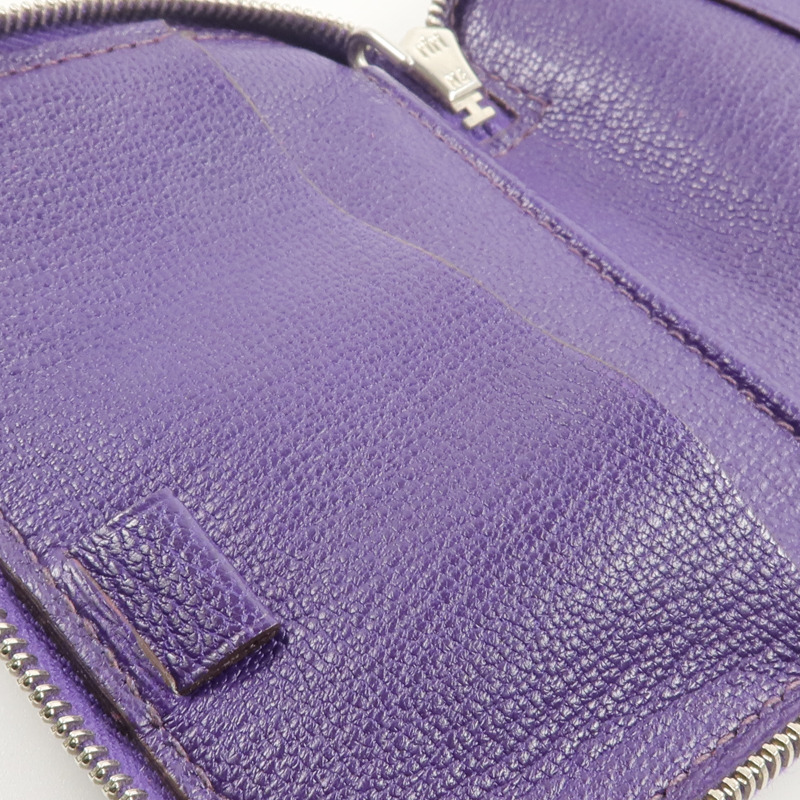 HERMES Chevre皮革Agenda Cover零錢包Iris-14