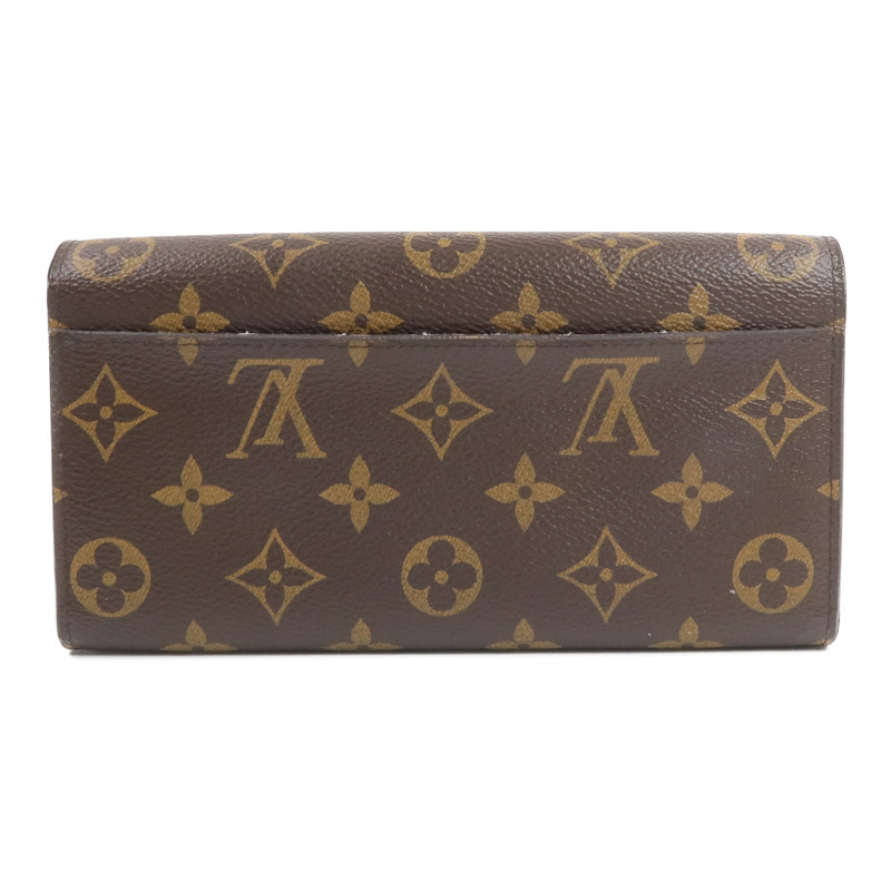 LOUIS VUITTON Monogram Portefeuille Sarah金扣長錢包-1