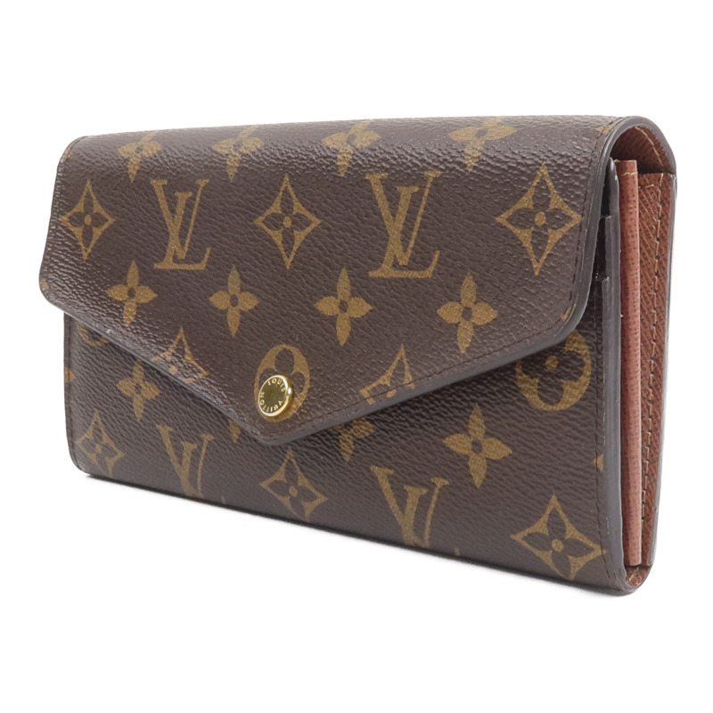LOUIS VUITTON Monogram Portefeuille Sarah金扣長錢包-2