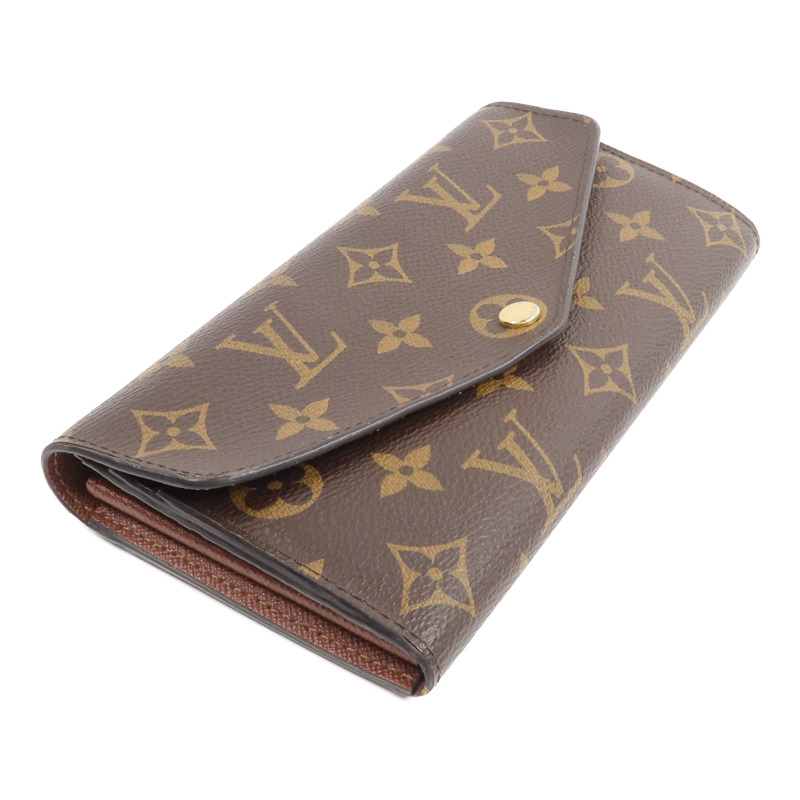 LOUIS VUITTON Monogram Portefeuille Sarah金扣長錢包-3