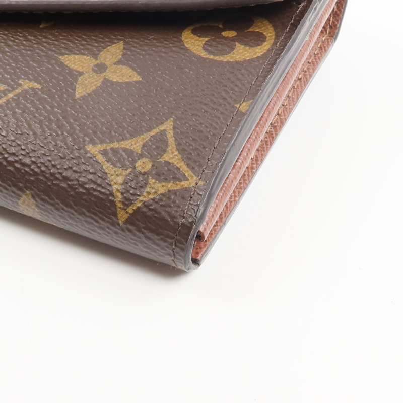 LOUIS VUITTON Monogram Portefeuille Sarah金扣長錢包-6
