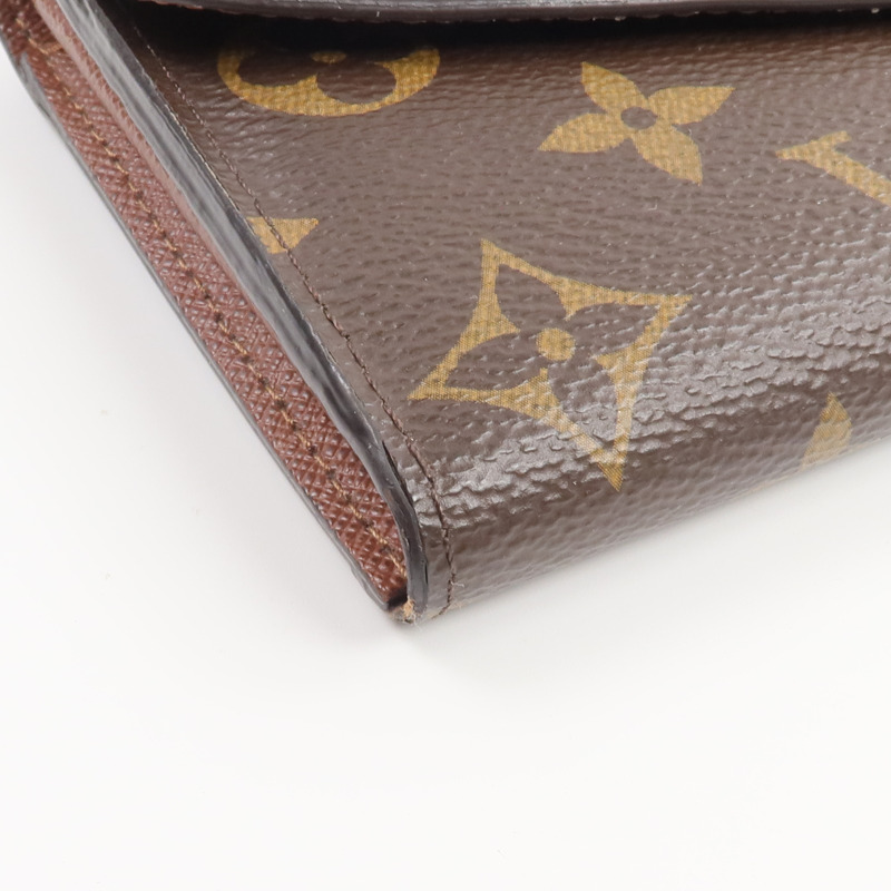 LOUIS VUITTON Monogram Portefeuille Sarah金扣長錢包-7
