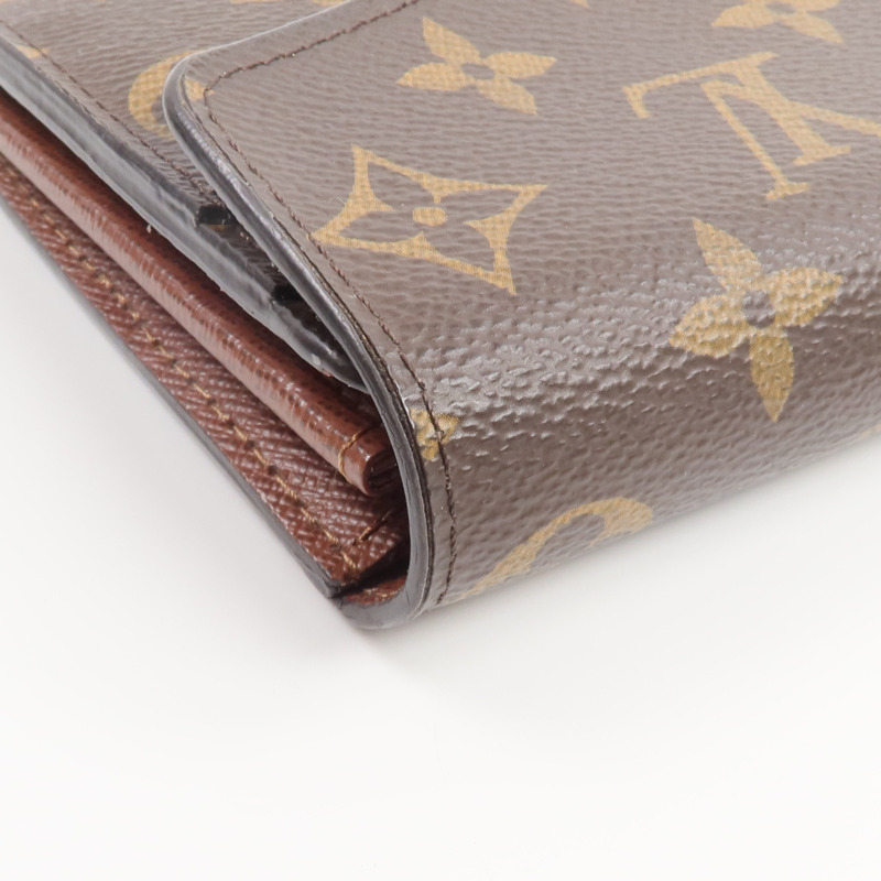 LOUIS VUITTON Monogram Portefeuille Sarah金扣長錢包-8