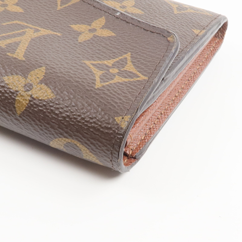 LOUIS VUITTON Monogram Portefeuille Sarah金扣長錢包-9