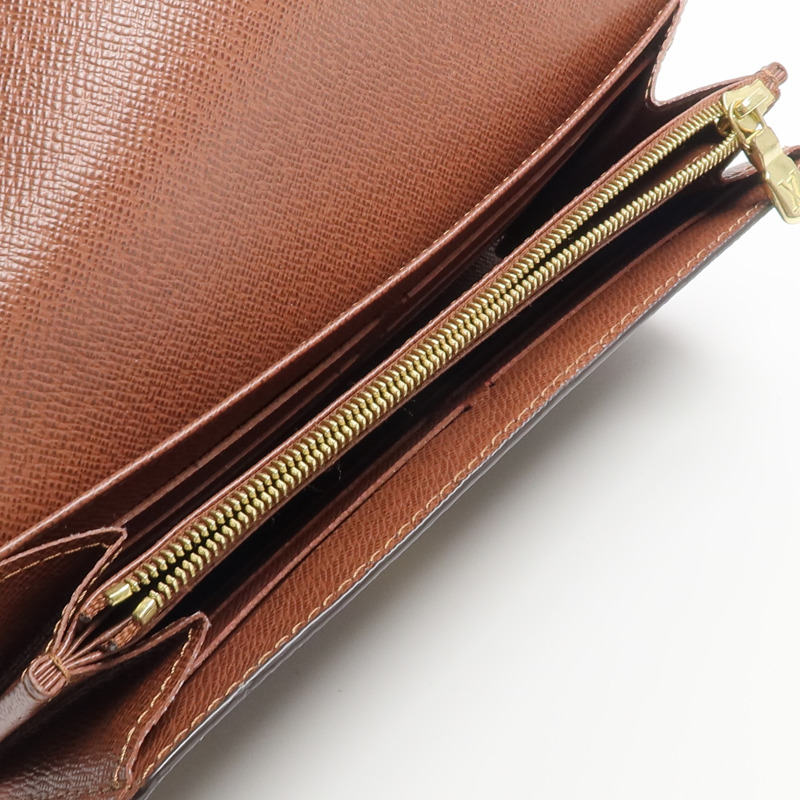LOUIS VUITTON Monogram Portefeuille Sarah金扣長錢包-11