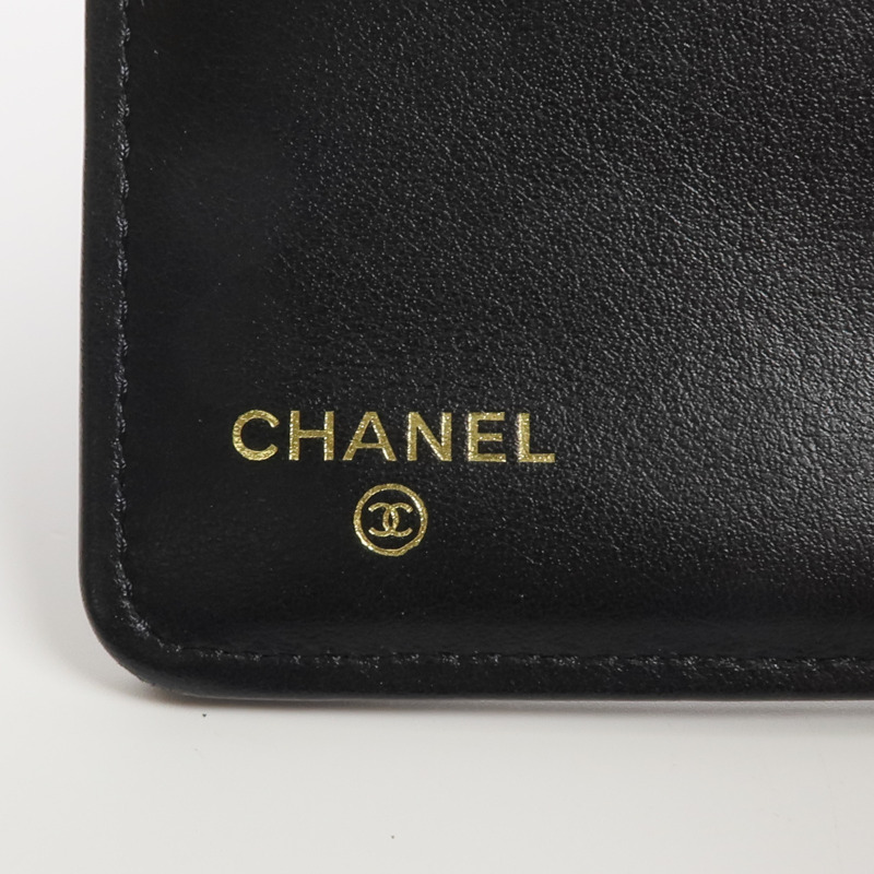 CHANEL 牛皮皮革Boy Chanel Wallet長錢包-8