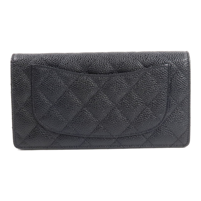 CHANEL 牛皮皮革Long Wallet長錢包-1