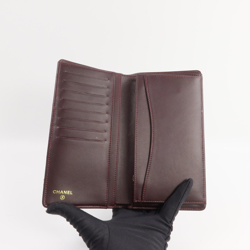 CHANEL 牛皮皮革Long Wallet長錢包-6