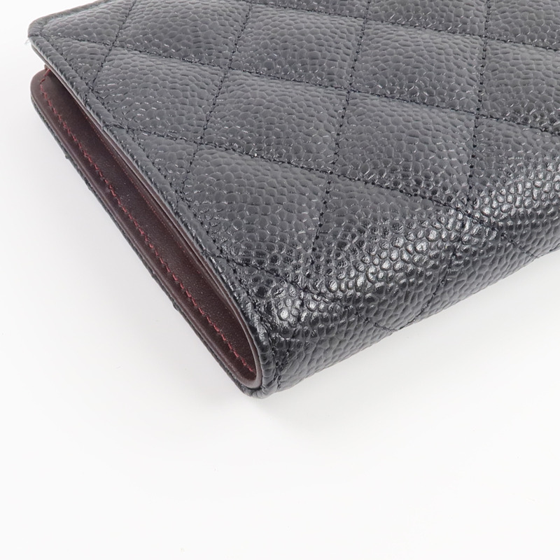 CHANEL 牛皮皮革Long Wallet長錢包-9
