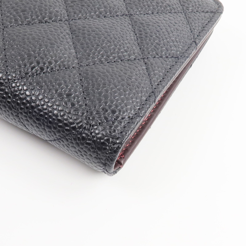 CHANEL 牛皮皮革Long Wallet長錢包-10