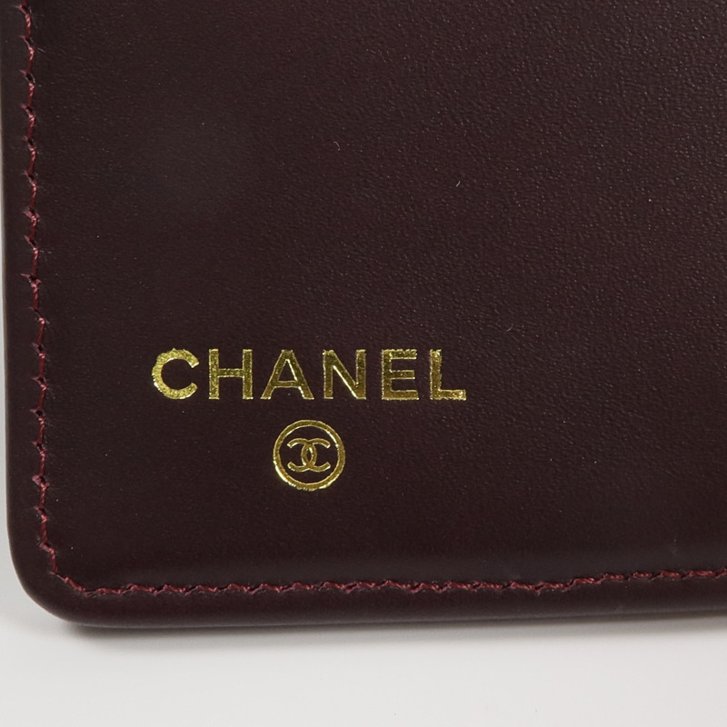 CHANEL 牛皮皮革Long Wallet長錢包-11