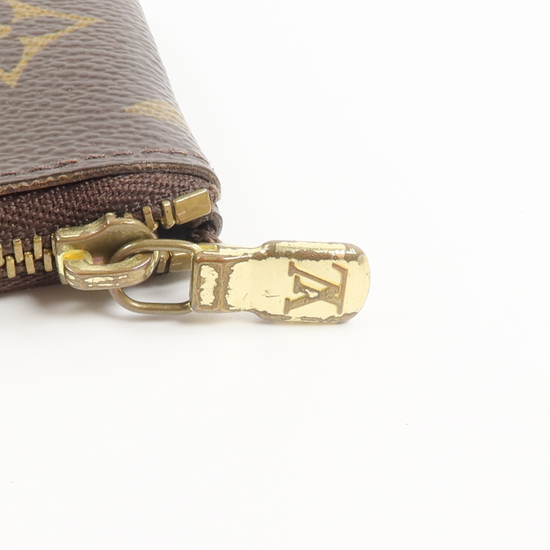 LOUIS VUITTON Monogram Key Pouch金扣鎖匙包-10