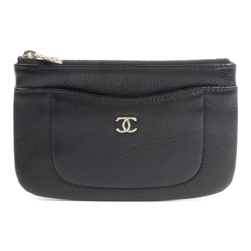 CHANEL 牛皮皮革Neo Executive Card Holder零錢包-0