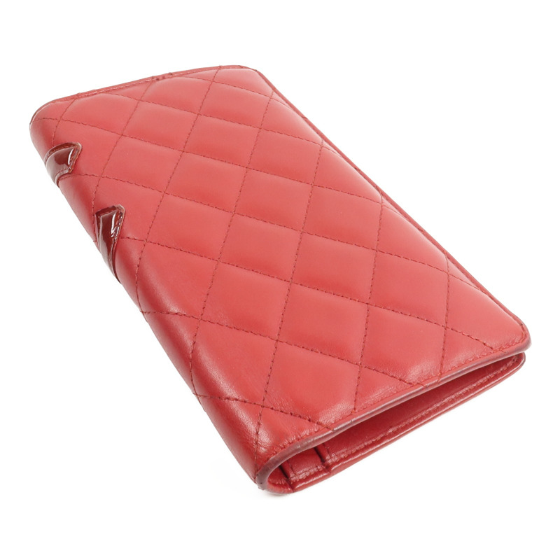 CHANEL 牛皮皮革Cambon Long Wallet長錢包-4