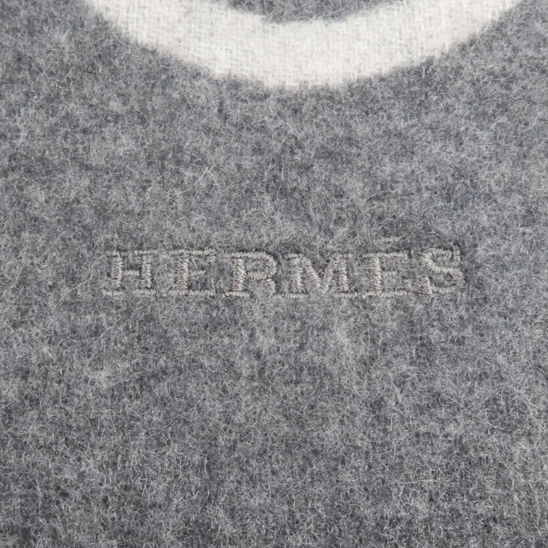 HERMES 羊絨Scarf 160X25cm圍巾-5