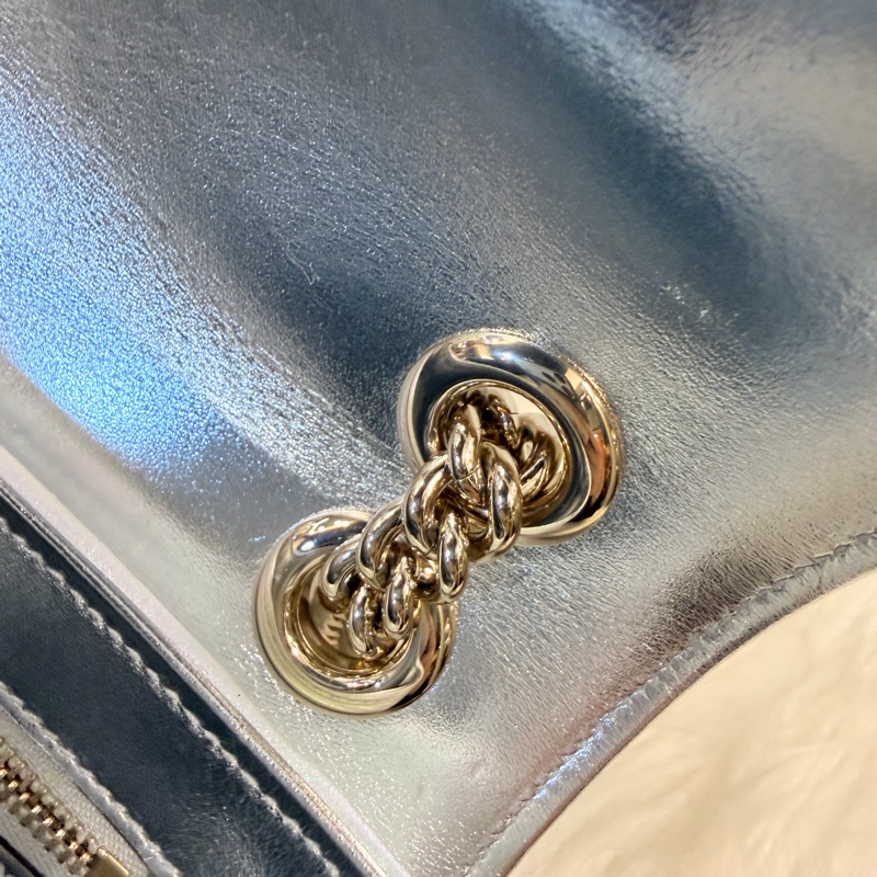 Gucci marmont 珠光羊皮鞋背包-41