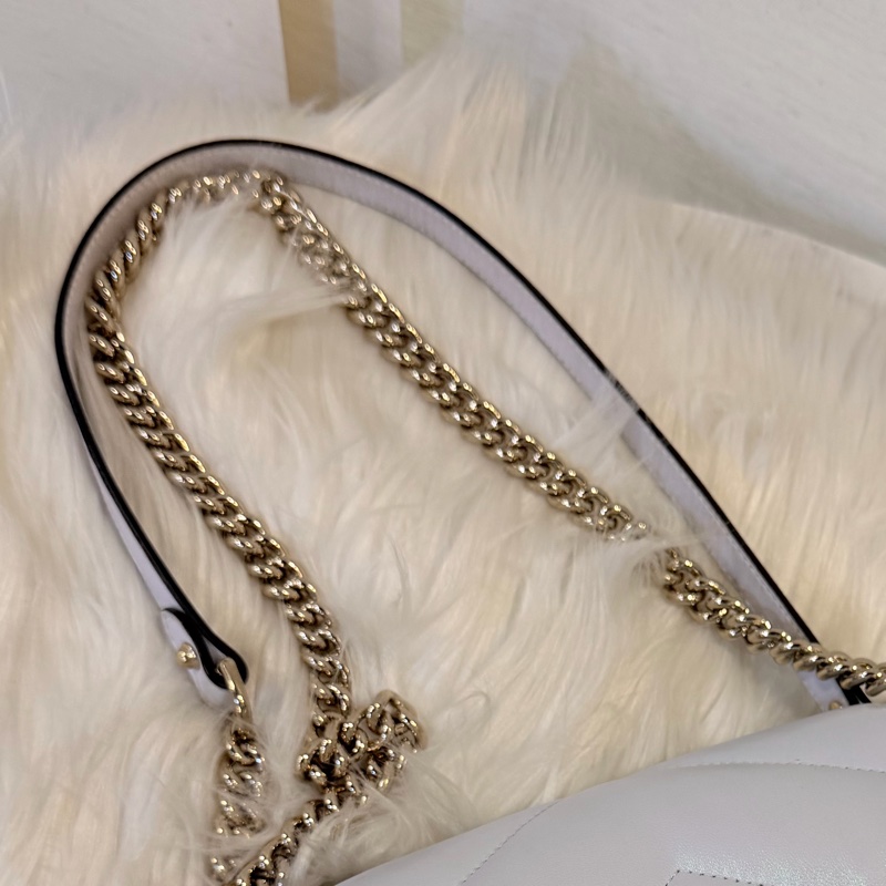 Gucci marmont 珠光羊皮鞋背包-49