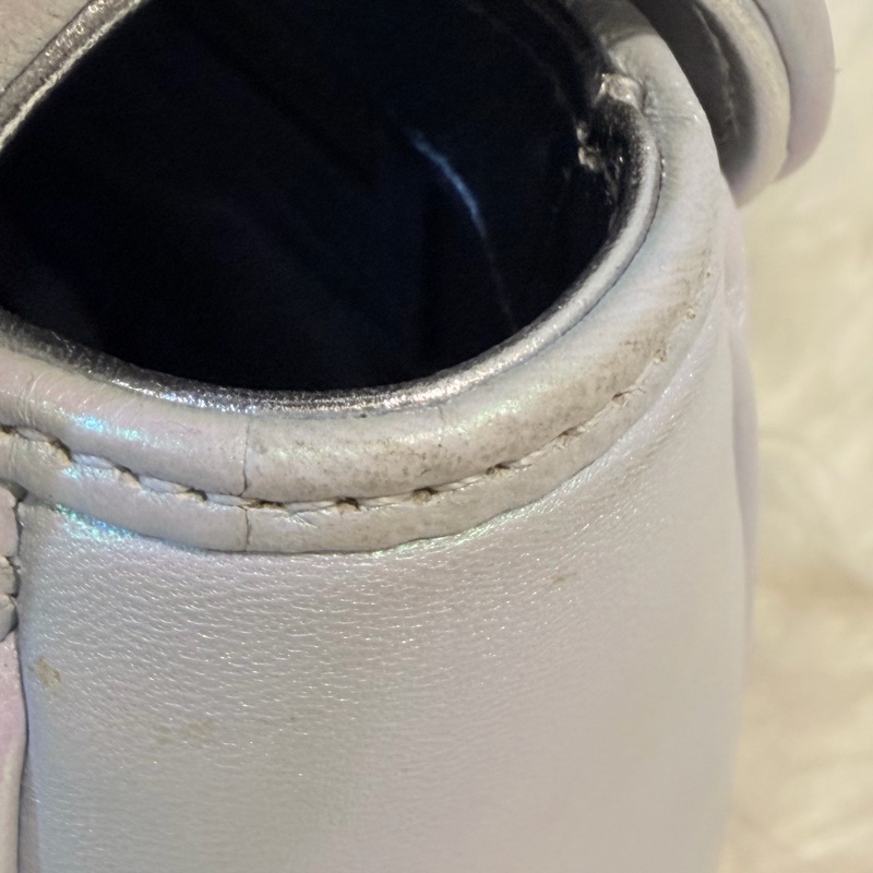 Gucci marmont 珠光羊皮鞋背包-59