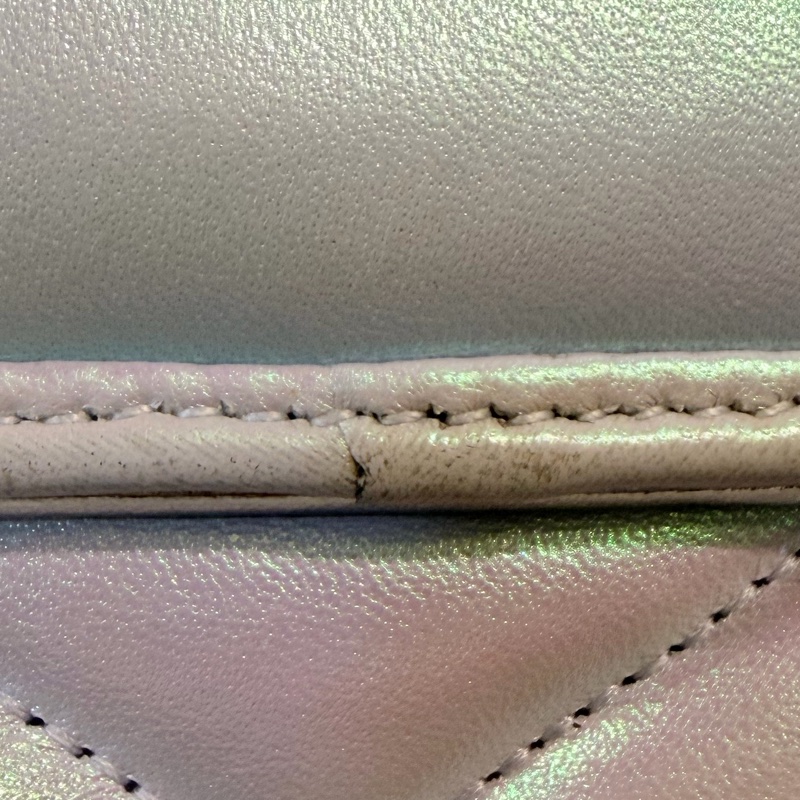 Gucci marmont 珠光羊皮鞋背包-63