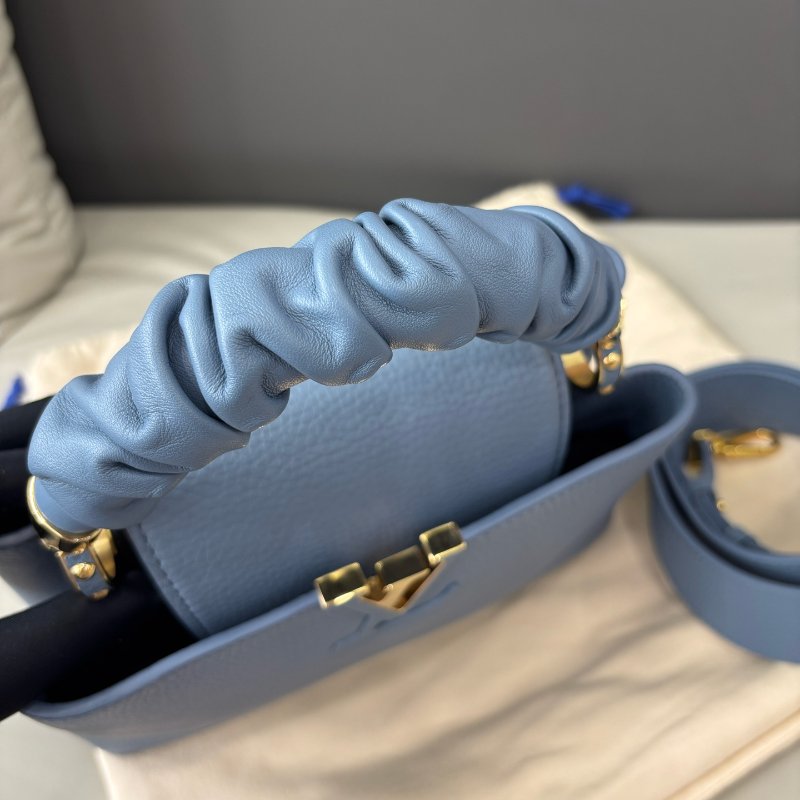 芯片款 路易威登/Louis Vuitton Capucines BB 肥腸手柄-4