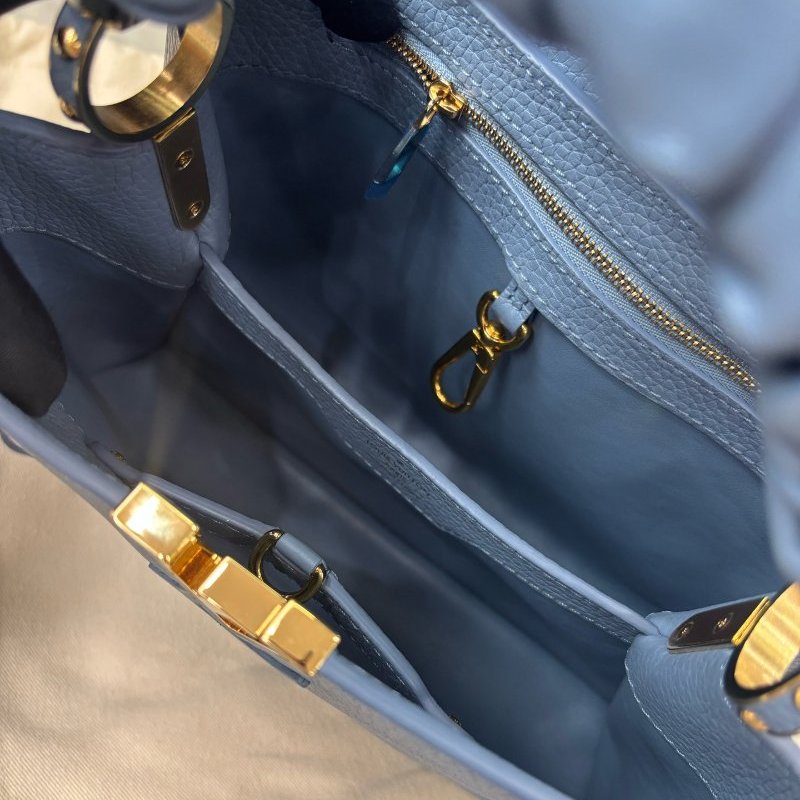芯片款 路易威登/Louis Vuitton Capucines BB 肥腸手柄-8