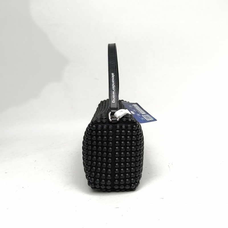 ALEXANDER WANG 黑色橡膠手提包-1
