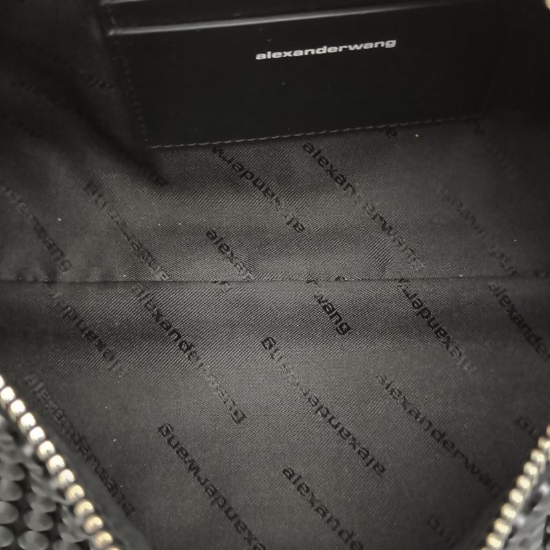 ALEXANDER WANG 黑色橡膠手提包-4