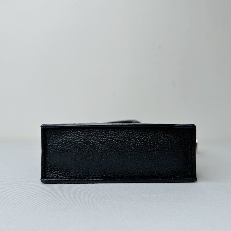 LV Petit Sac Plat黑米壓紋琴譜包-9