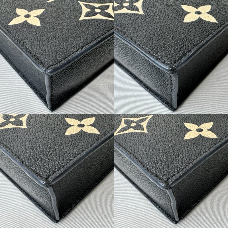 LV Petit Sac Plat黑米壓紋琴譜包-10