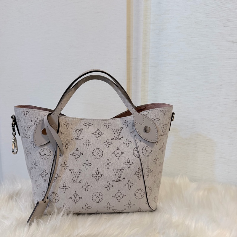 LV 米灰色 Hina pm 手提斜背包-8