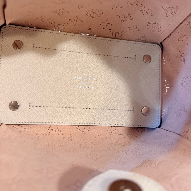 LV 米灰色 Hina pm 手提斜背包-28