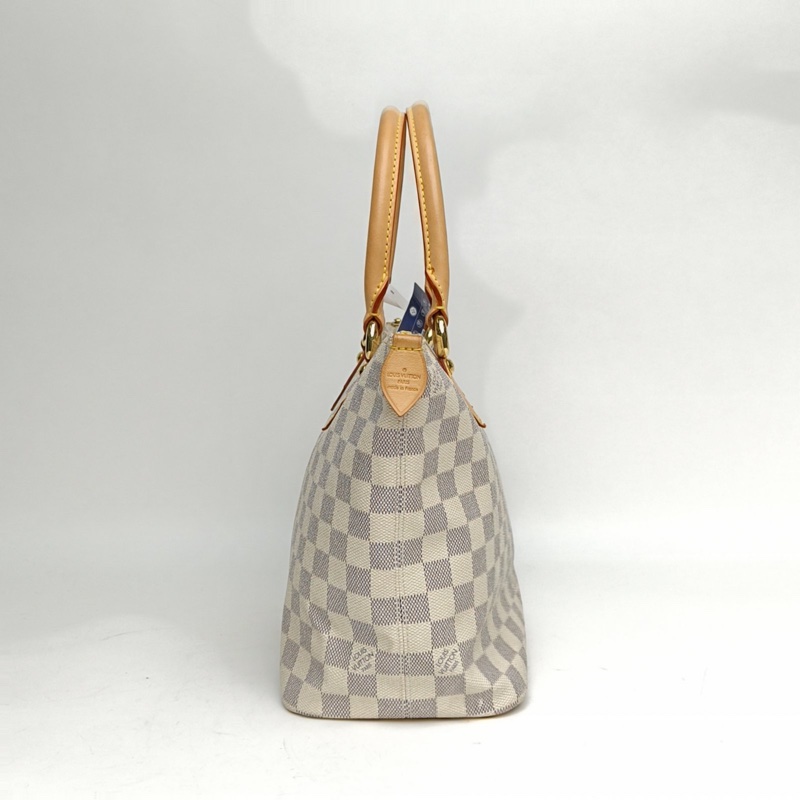 LOUIS VUITTON SaleyaTote托特包白棋格金扣2007-1