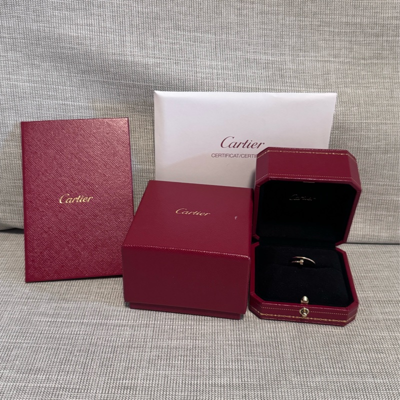 Cartier 18K金 釘子戒子-0