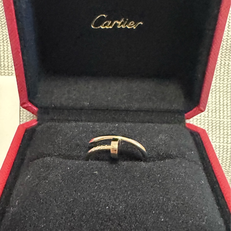 Cartier 18K金 釘子戒子-1