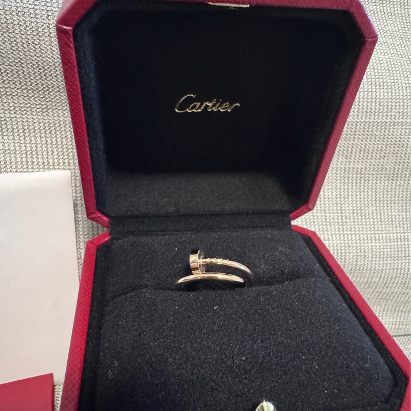 Cartier 18K金 釘子戒子-2