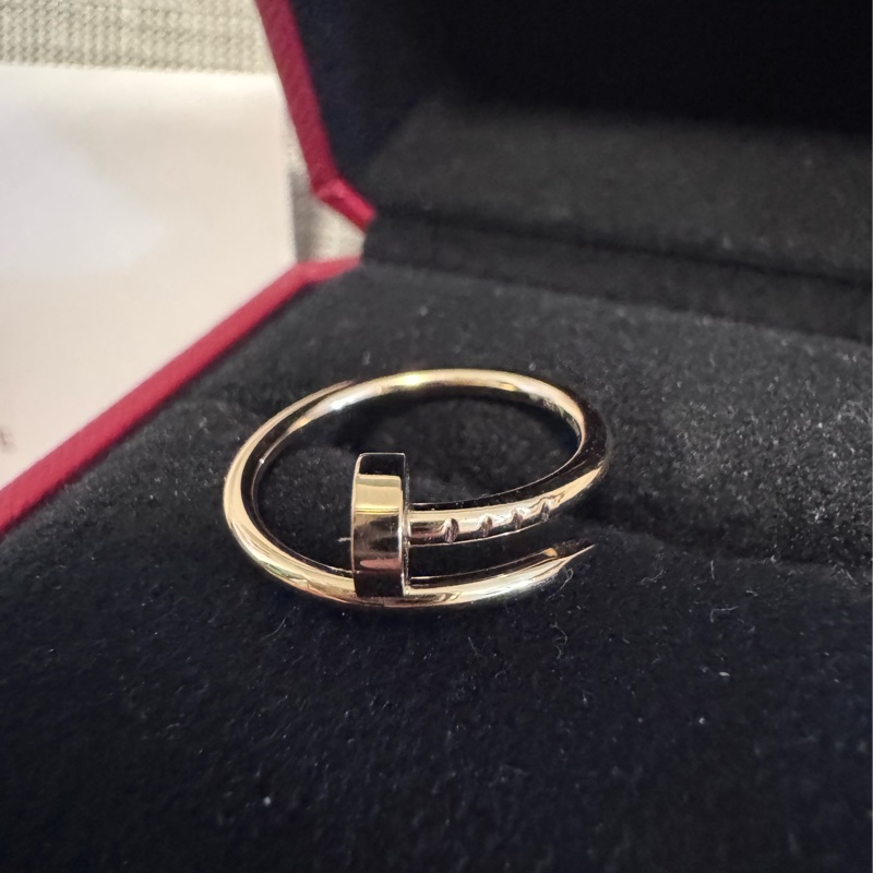 Cartier 18K金 釘子戒子-3