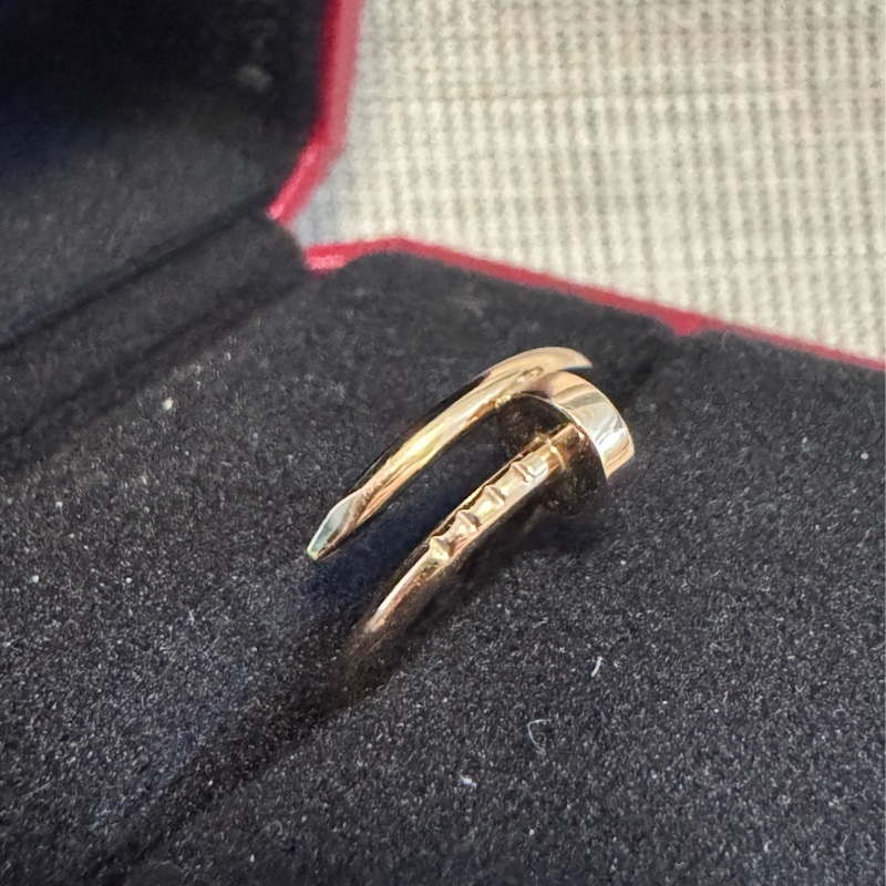 Cartier 18K金 釘子戒子-6