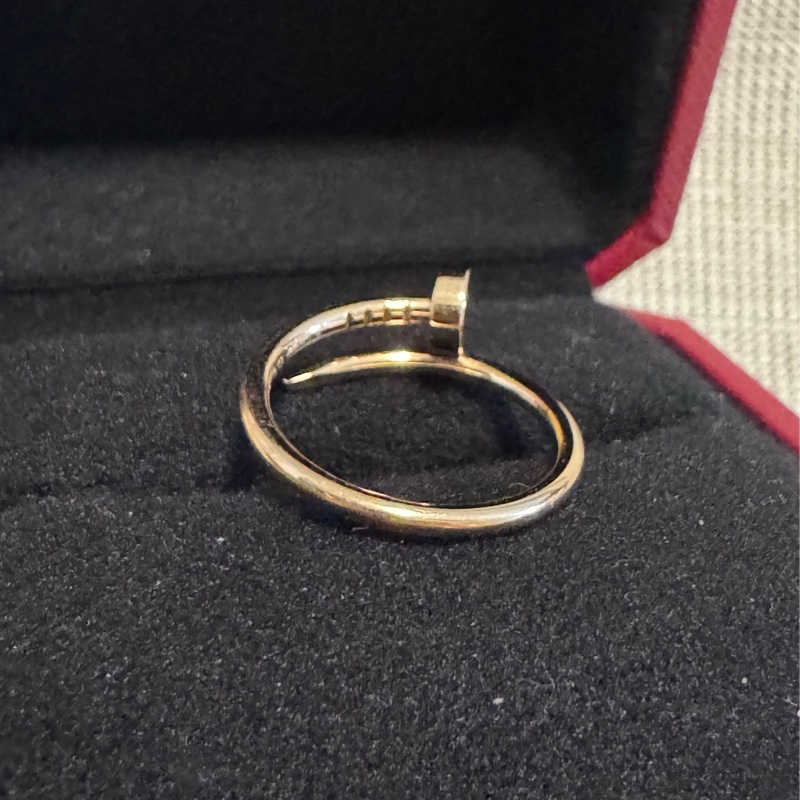 Cartier 18K金 釘子戒子-9