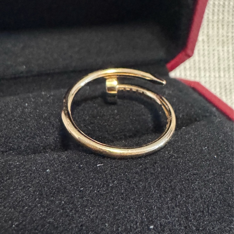 Cartier 18K金 釘子戒子-10