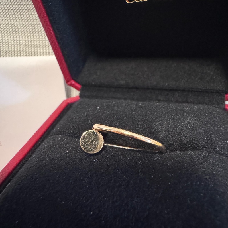 Cartier 18K金 釘子戒子-12