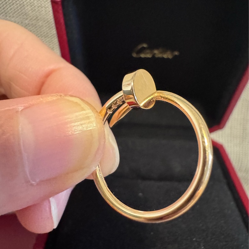 Cartier 18K金 釘子戒子-18