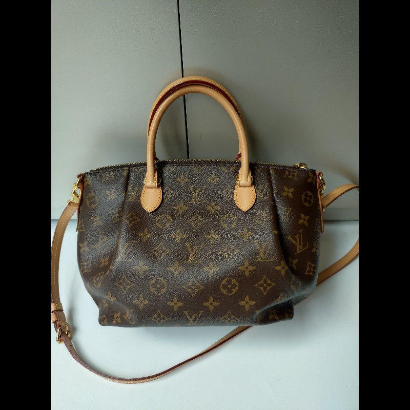 LV 老花抓皺拉鍊兩用包 M48813 turenne-3