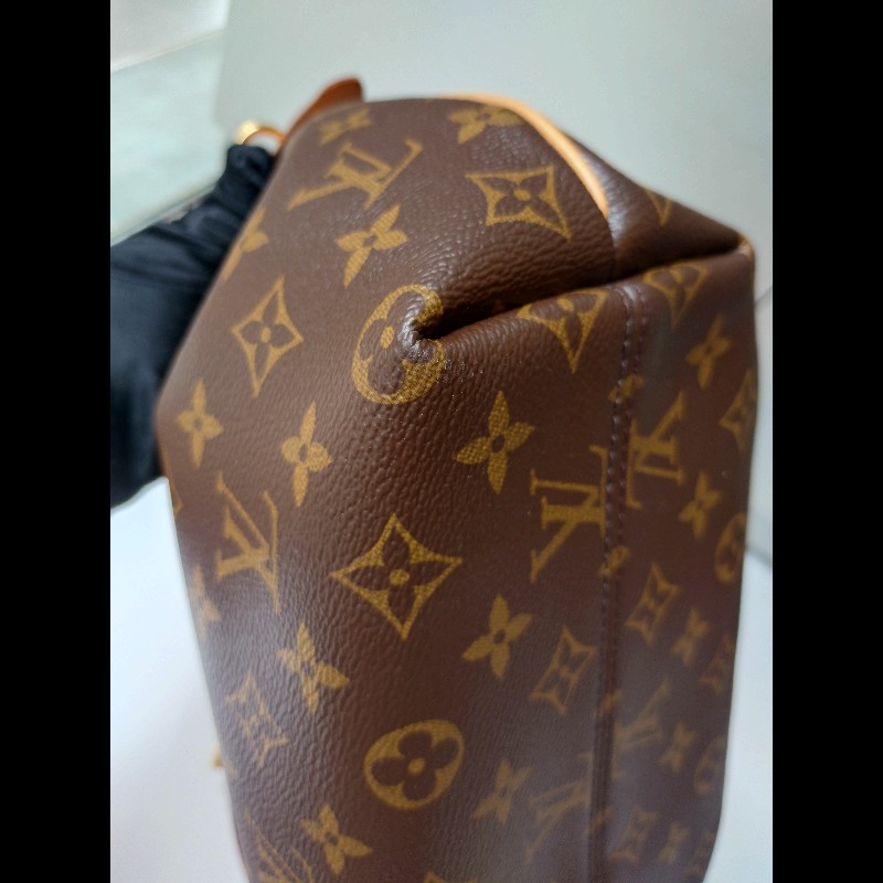 LV 老花抓皺拉鍊兩用包 M48813 turenne-5